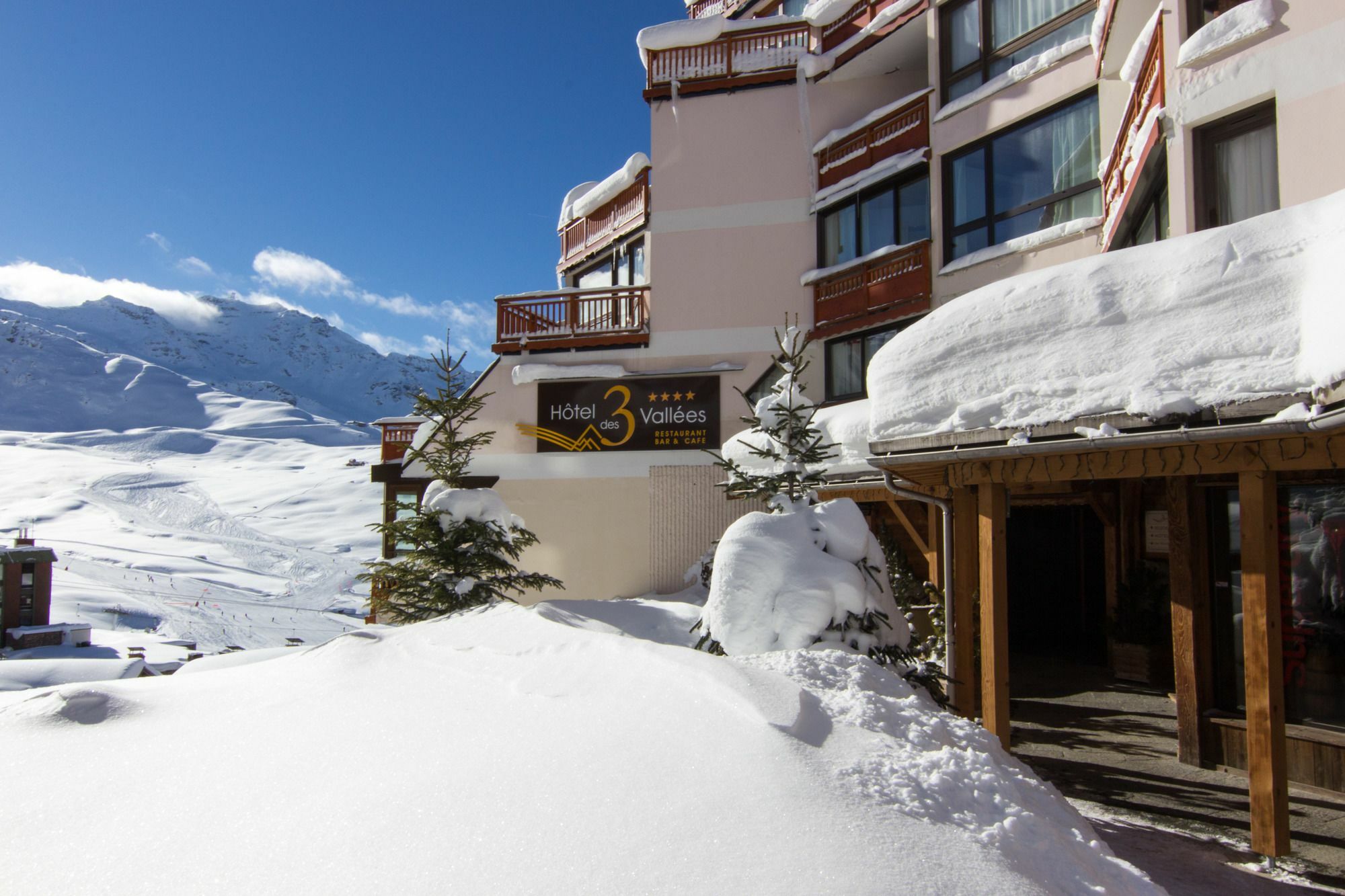 Hotel 3 Vallees Val Thorens Exteriör bild